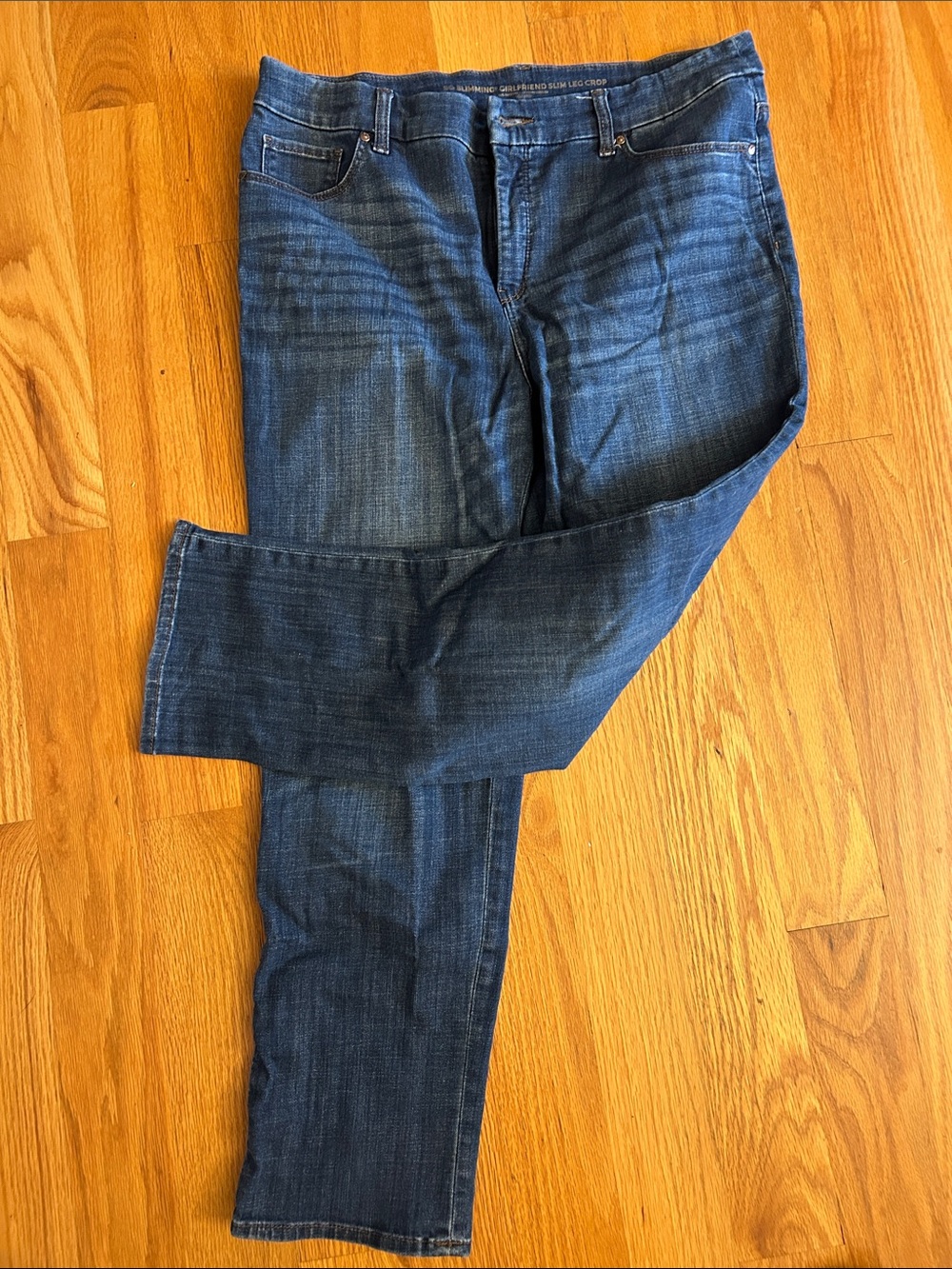 Chico's So Slimming Girlfriend Slim Leg Crop Jeans 2R
